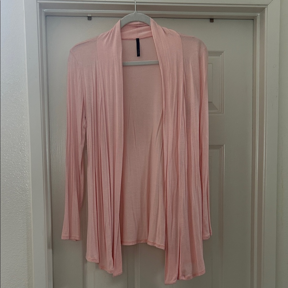Elegant Pink Women's Cardigan